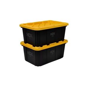 Quantity (2)  HDX  - 6.5 Qt - Small Storage Tough Totes - Great for Hobbies
